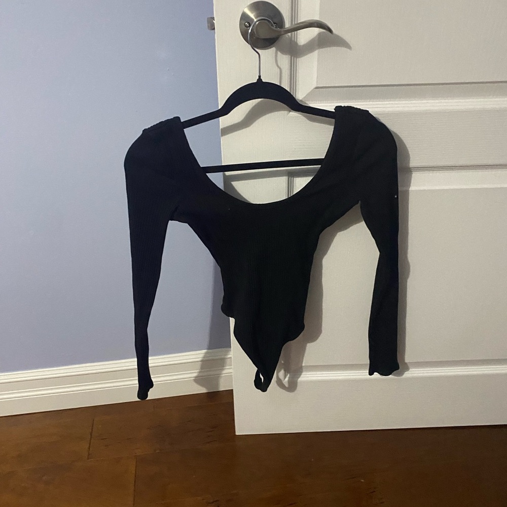 Black Long Sleeve Women's Top